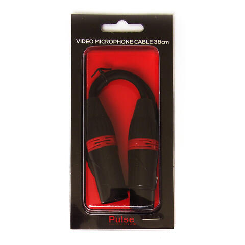 Pulse mikrofonkabel 0,38 meter XLR/XLR 0,38 meter XLR lydkabel